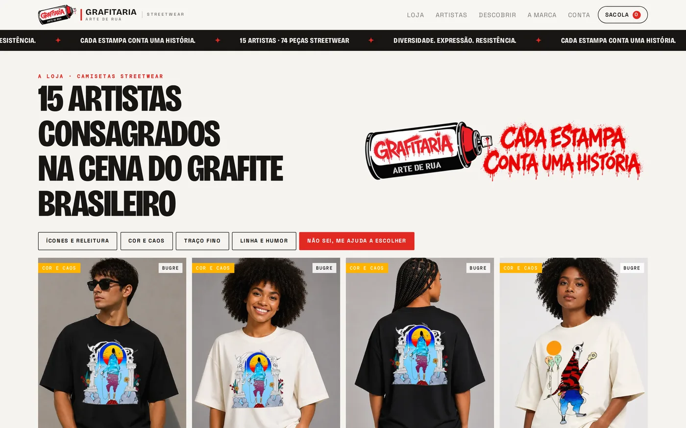 Loja da Grafitaria Arte de Rua